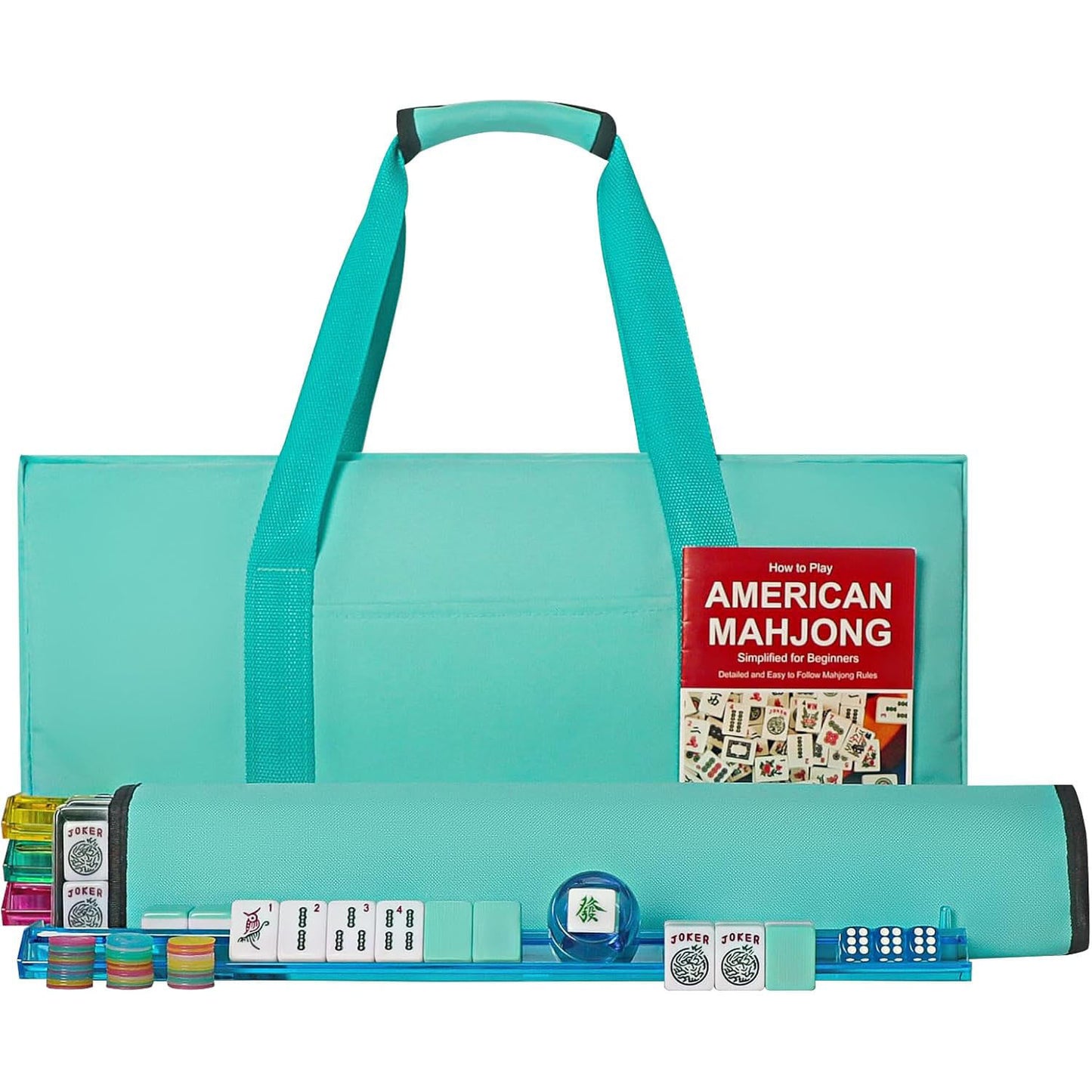 Mahjong Set Large Capacity Portable Toiletry Folding Bags