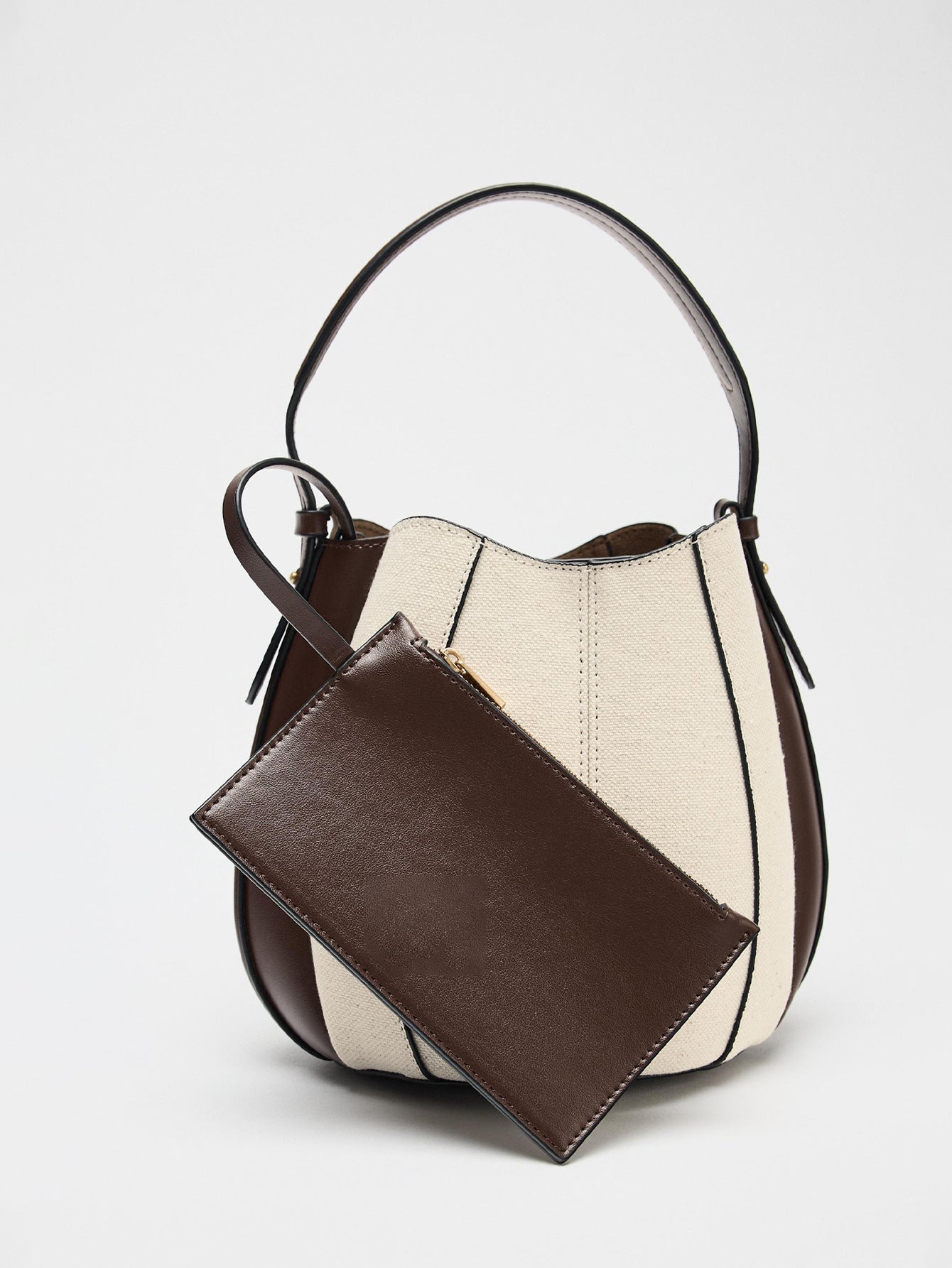 Winter Series String Decoration Drawstring Fashion Large Bucket Bags