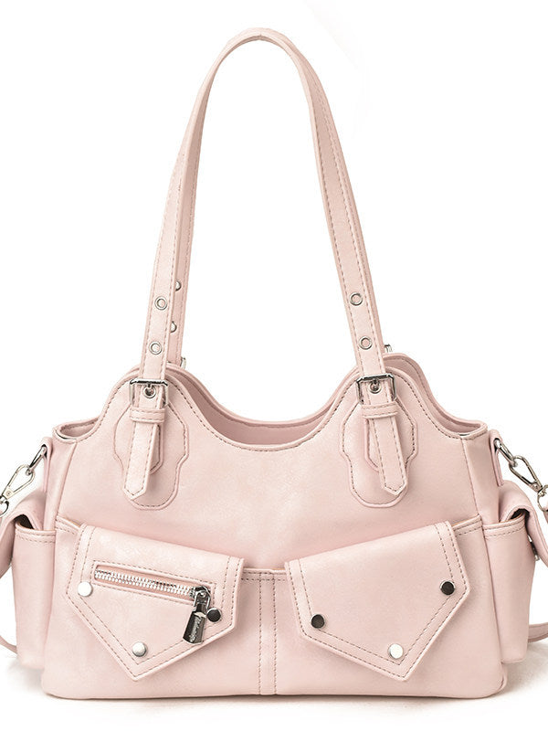 Women's Locomotive Style Trendy Cool Portable Large Bags