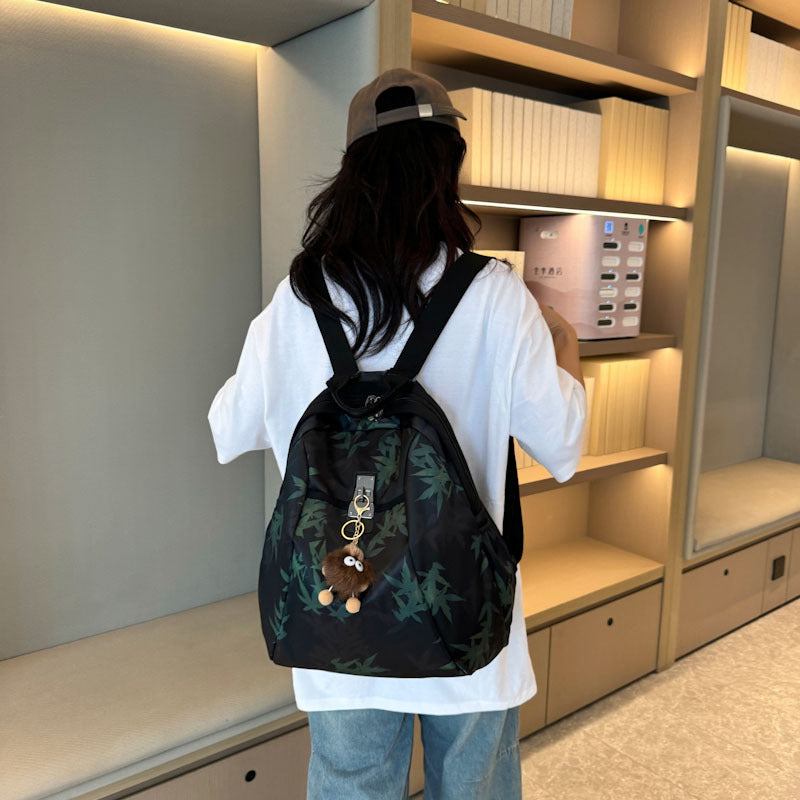 Women's Trendy Printed Commuter Oxford Cloth Large Capacity Women's Backpack