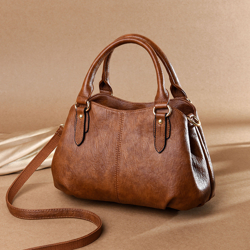 Women's Soft Leather Mother Large Capacity Women's Handbag