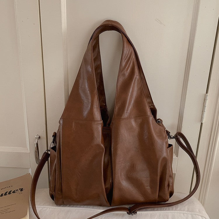 Women's Advanced Texture Retro Large Capacity Versatile Portable Bags