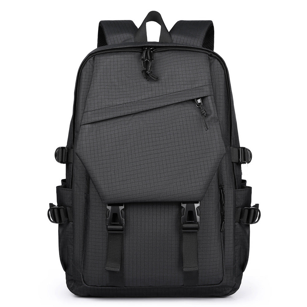Trendy Simple Couple College Fashion Large Leisure Backpack