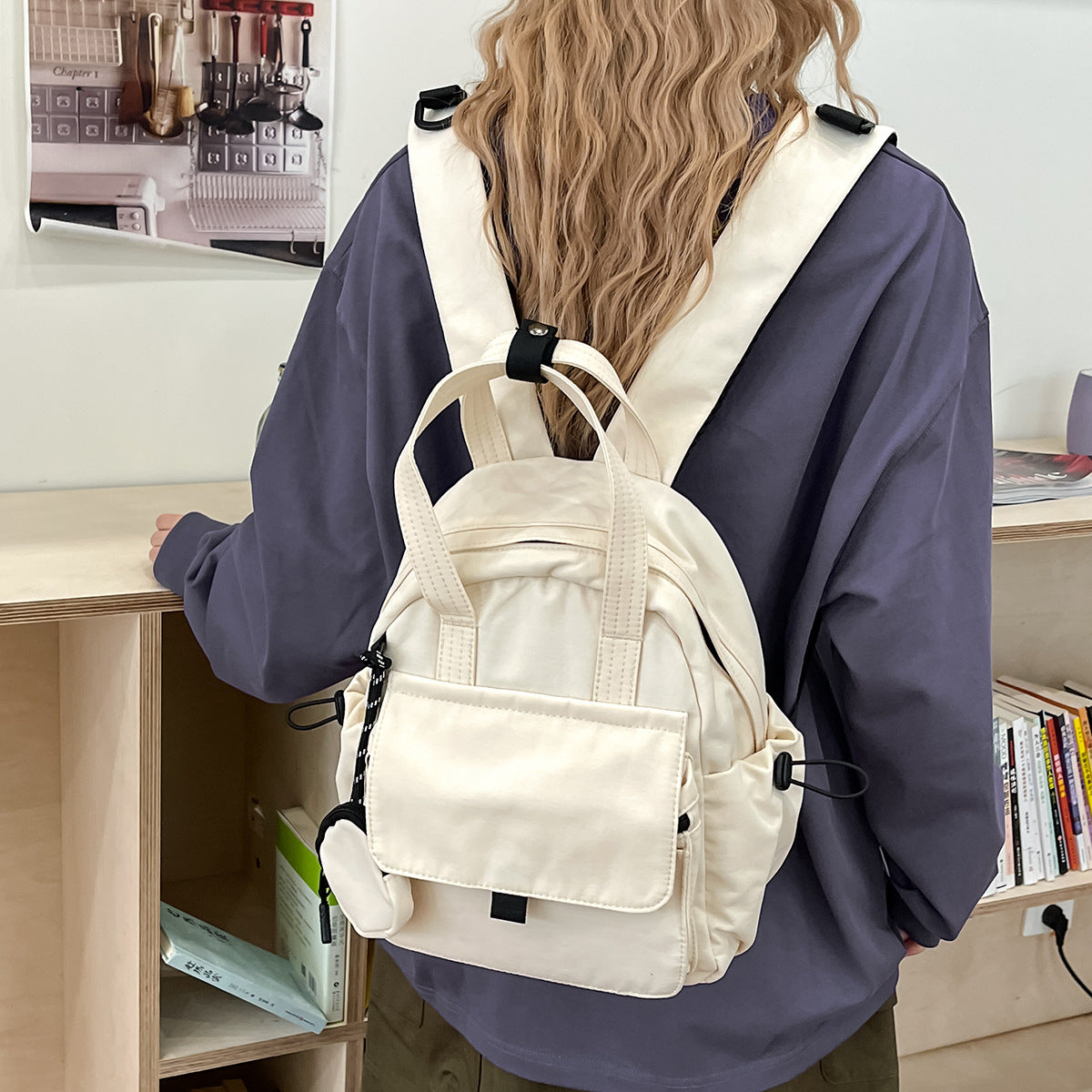 Women's Design Fashion Trend Portable Simplicity Size Women's Backpack