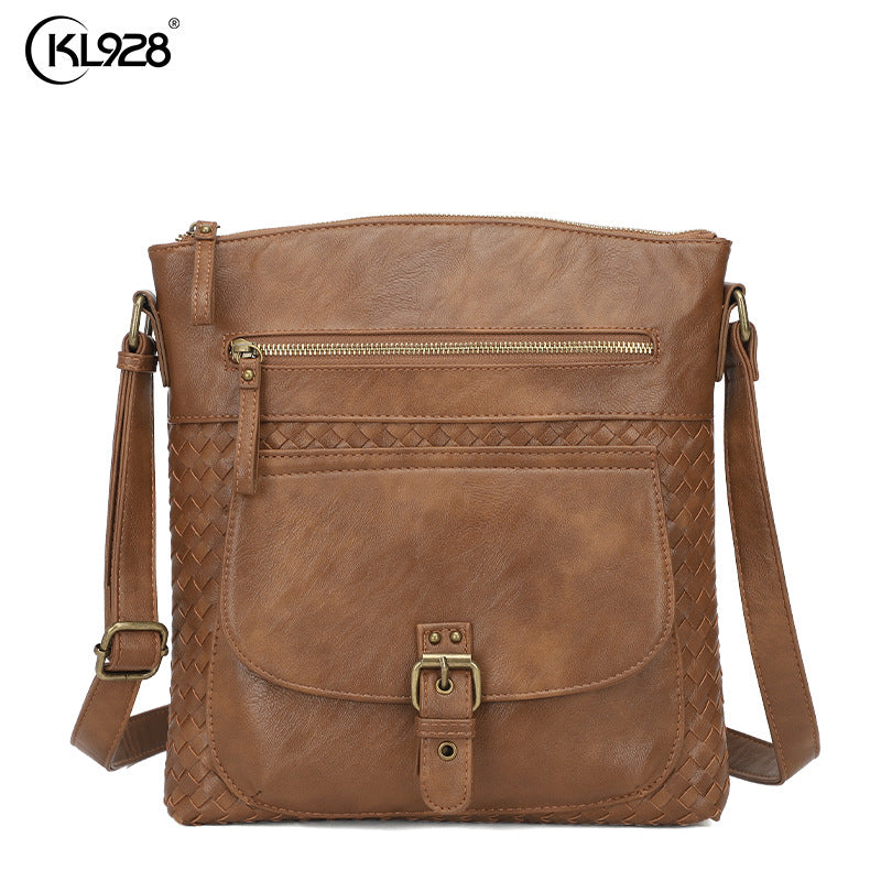 Women's Vintage Saddle High Sense Design Fashion Women's Shoulder Bag
