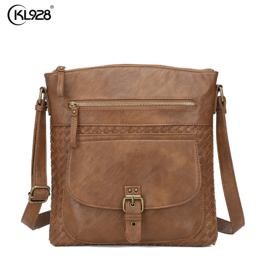 Women's Vintage Saddle High Sense Design Fashion Women's Shoulder Bag