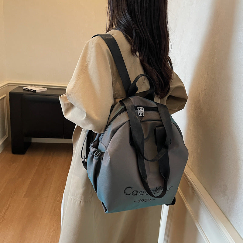 Women's Fashion Simple Large Capacity Niche Design Leisure Backpack