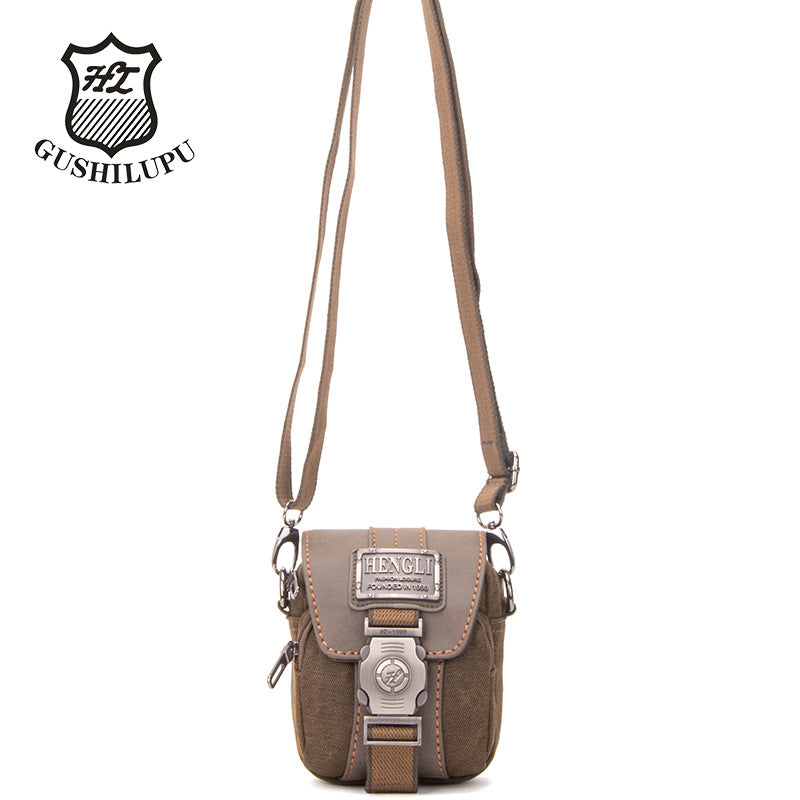 Fashion Classy Men's Vintage Canvas Mobile Bags
