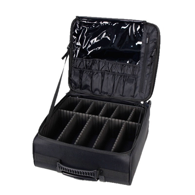 With Wheels Large Capacity Good-looking Nail Beauty Cosmetic Bags