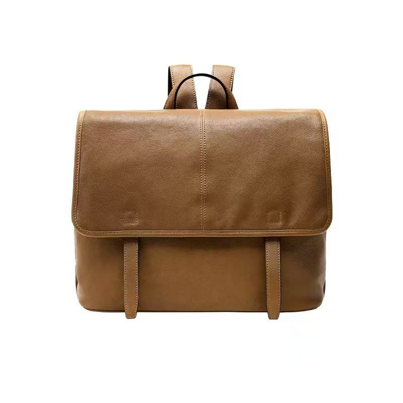 Tanned Sheepskin Series Large Capacity Commute Backpacks
