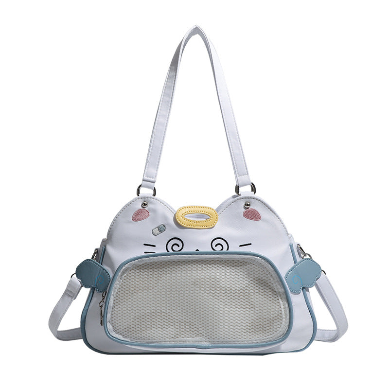 Cartoon Two-dimensional Style Snack Grain Junior Women's Messenger Bag