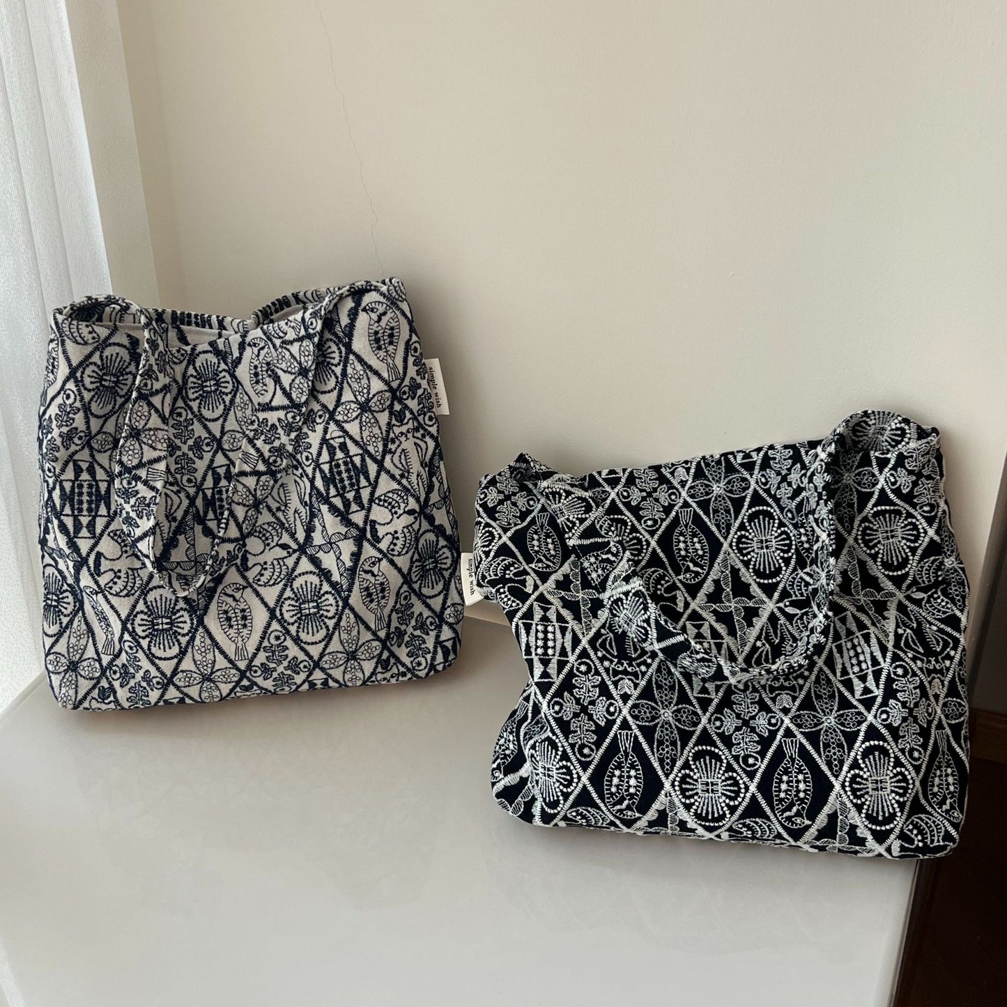 Women's Cloth Artistic Retro Handmade Designer Embroidered Shoulder Bags