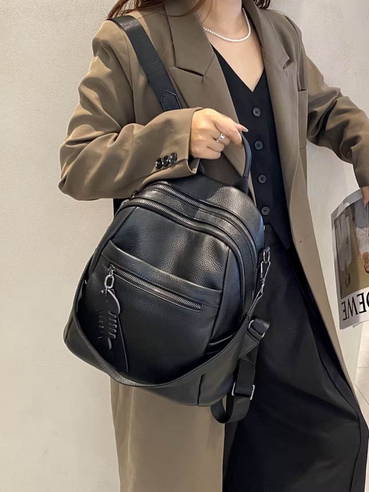 Women's Fashion Trendy Versatile Style Large Capacity Backpacks