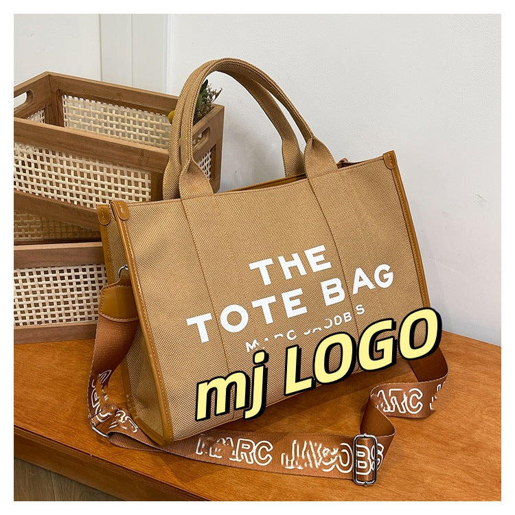 Women's Large Capacity Totes Letter Printed Text Women's Handbag