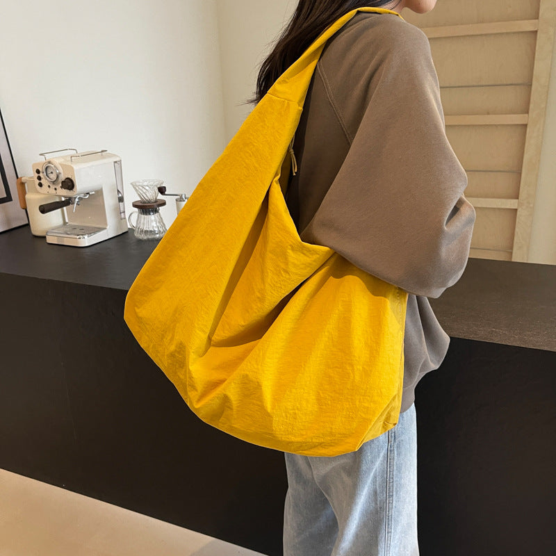 Women's Canvas For Trendy Versatile Large Capacity Underarm Women's Shoulder Bag