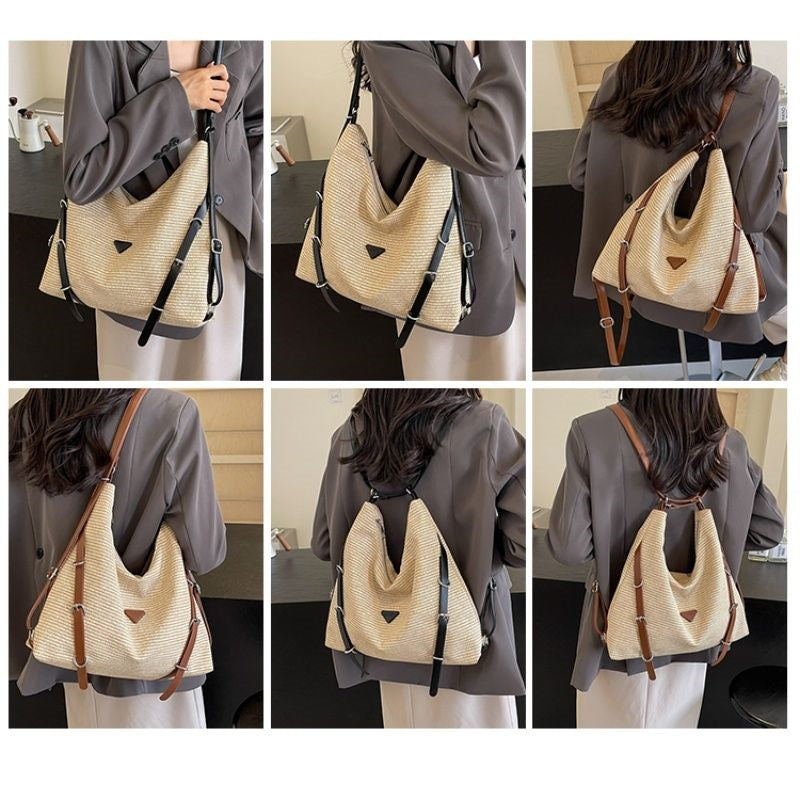 Women's Retro Style Good-looking Large Capacity Commuter Versatile Light Tote Bags