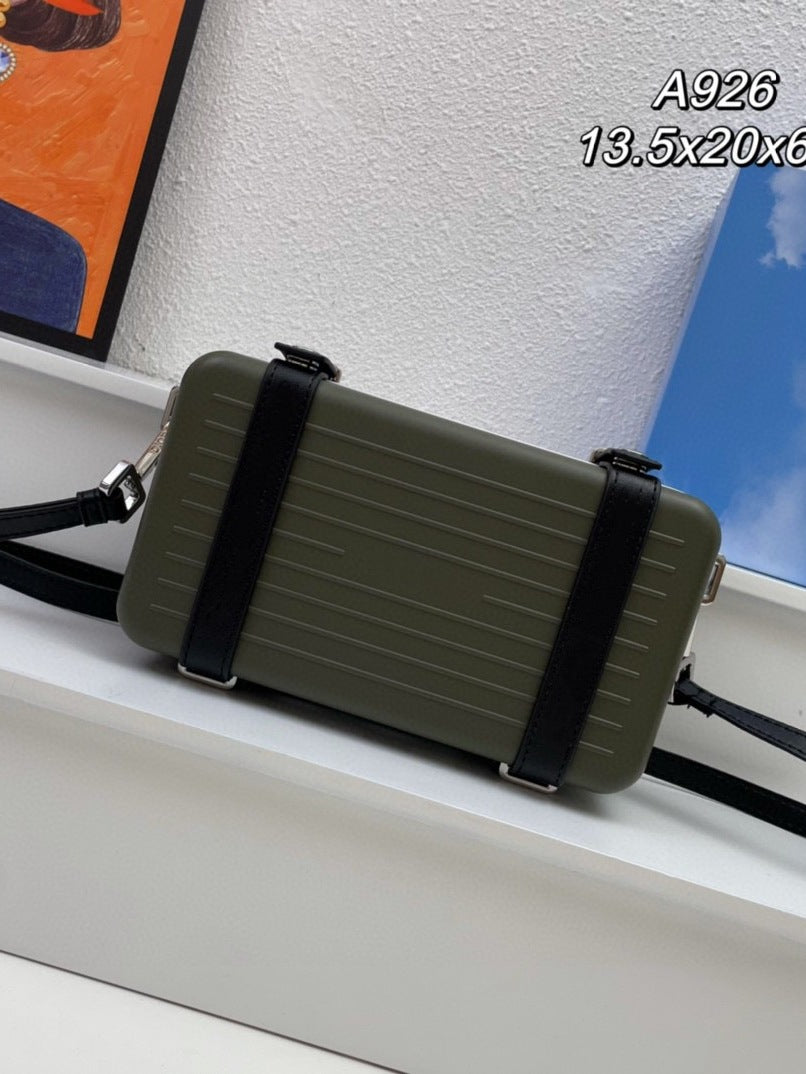 Durable Popular Unique Horizontal Mini Box Women's Messenger Bag