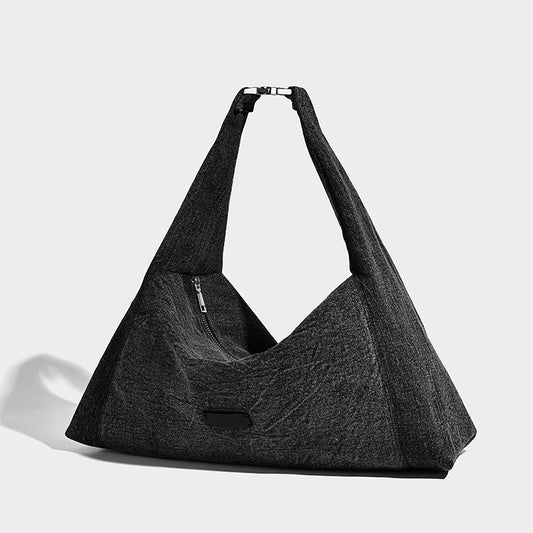 Women's High-grade Retro Portable Denim Super Popular Large Tote Bags