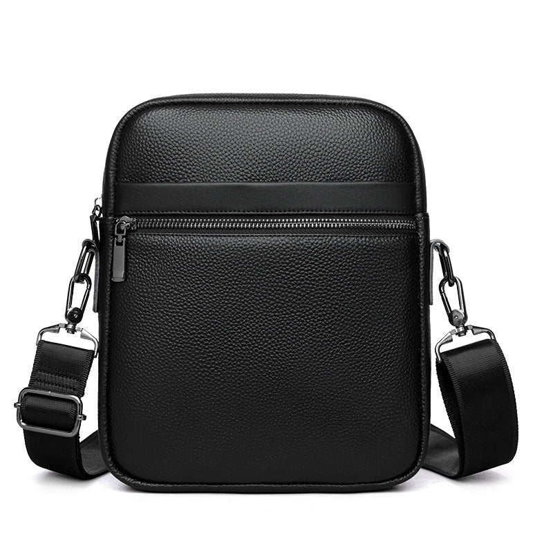 Men's First Layer Cowhide Large Capacity Business Shoulder Bags