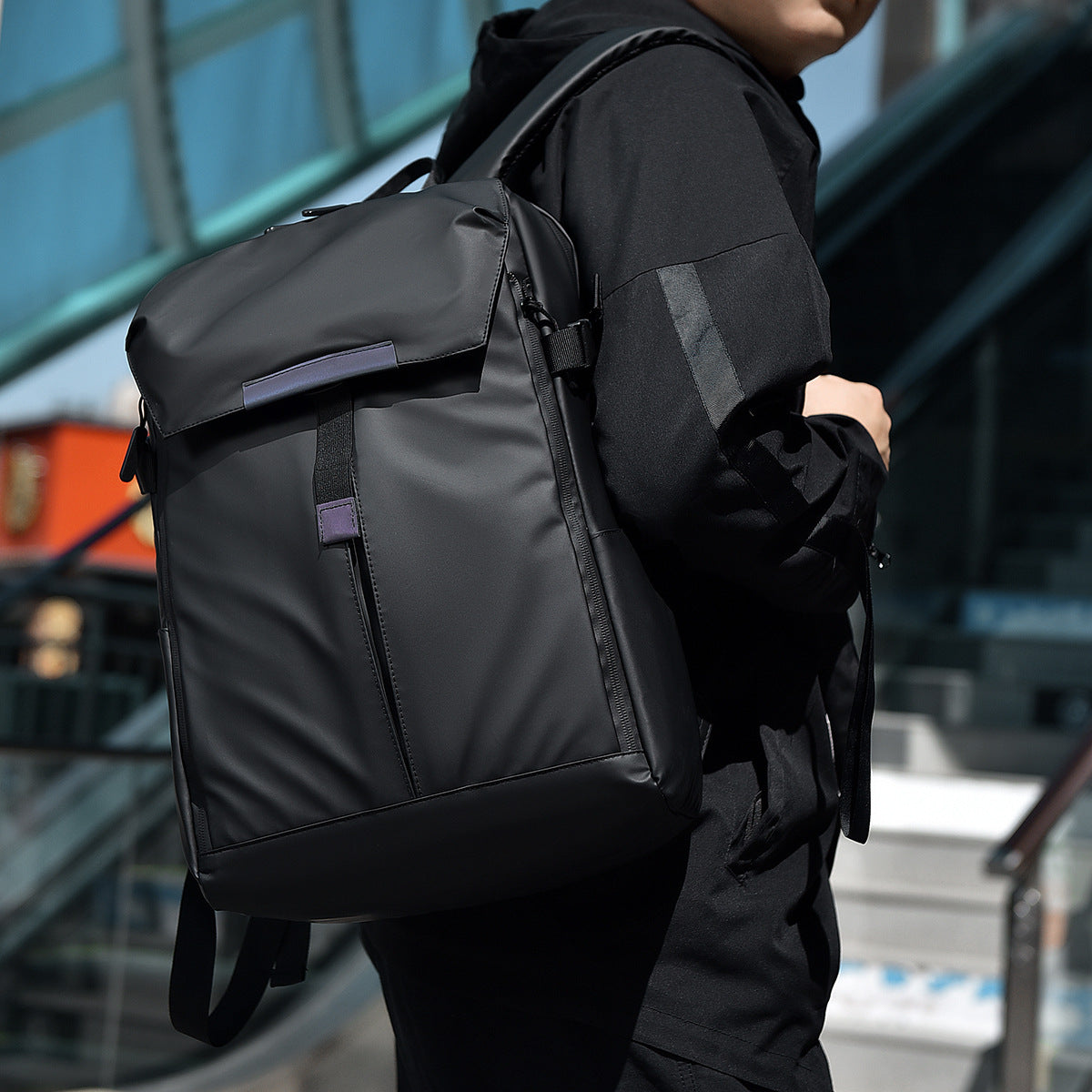 Cool Men's Business Tooling Multifunctional College Leisure Backpack