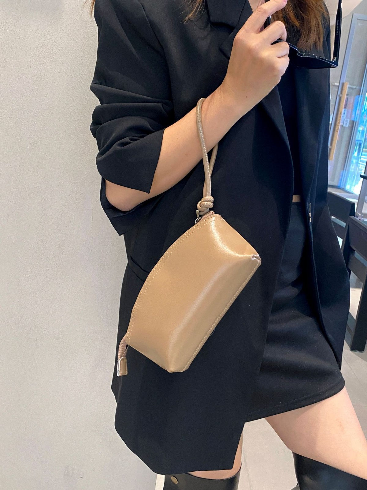 Leather Lady's Fashionable Practical Dumpling Shell Simple Bags