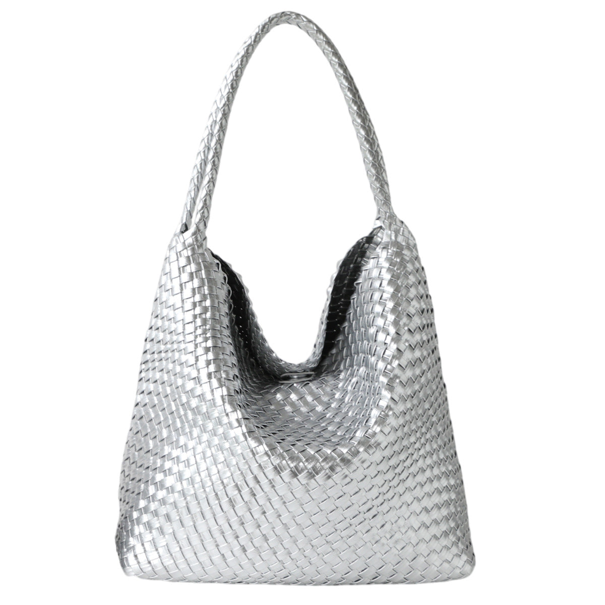 Women's Leather Hand-woven Large Capacity Totes Stylish Bags