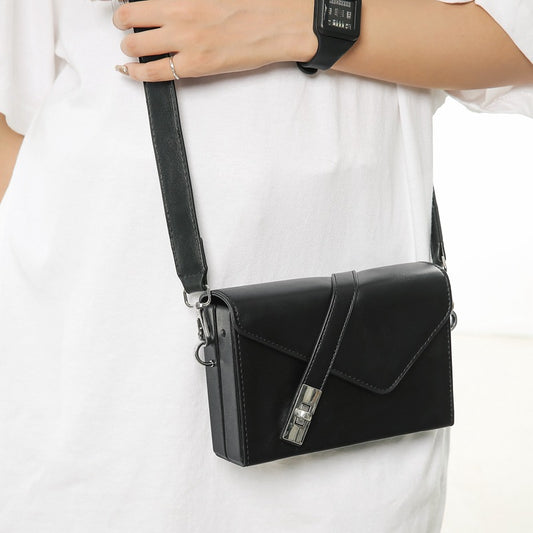 Men's Fashion Light Luxury Box Hard Shell Men's Messenger Bag