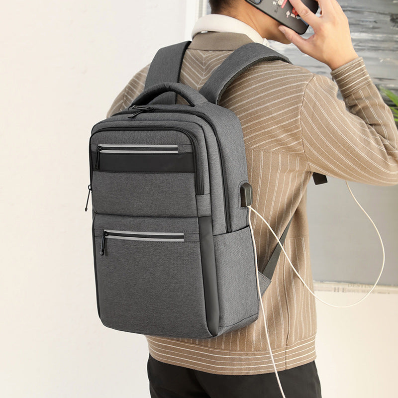 Casual Large Capacity Multifunctional Computer Simple Business Backpack