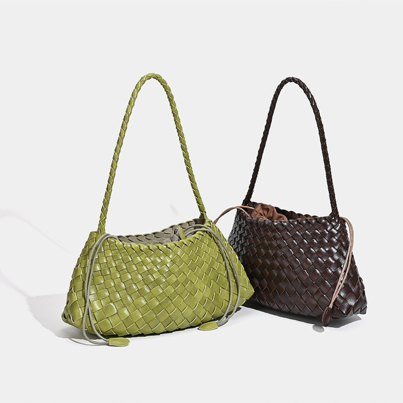 Women's Versatile Retro Vacation Style Portable One Underarm Bag