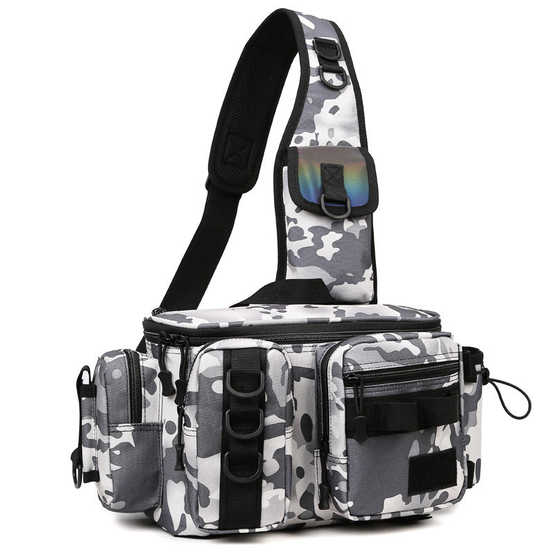 Men's Lure Multifunctional Fishing Pole Insertion Sports Backpack