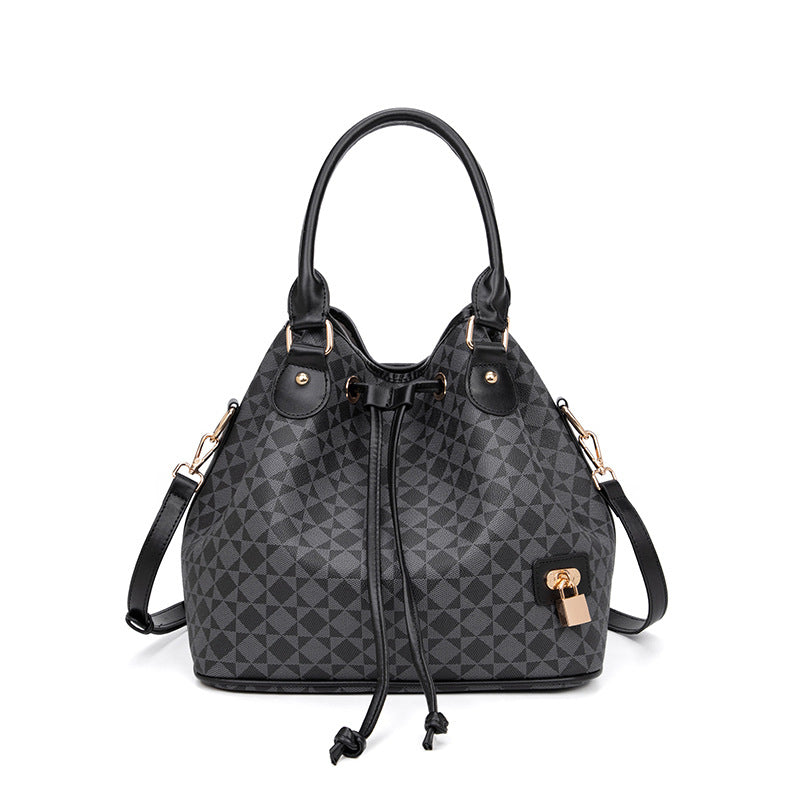 Women's Large Capacity Printed Korean Fashion Commuter Women's Handbag