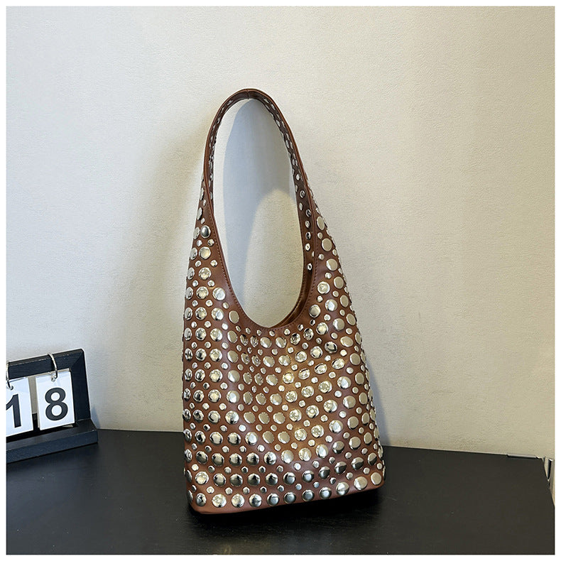Women's Popular Korean Style Fashion Rivet Personality Bags