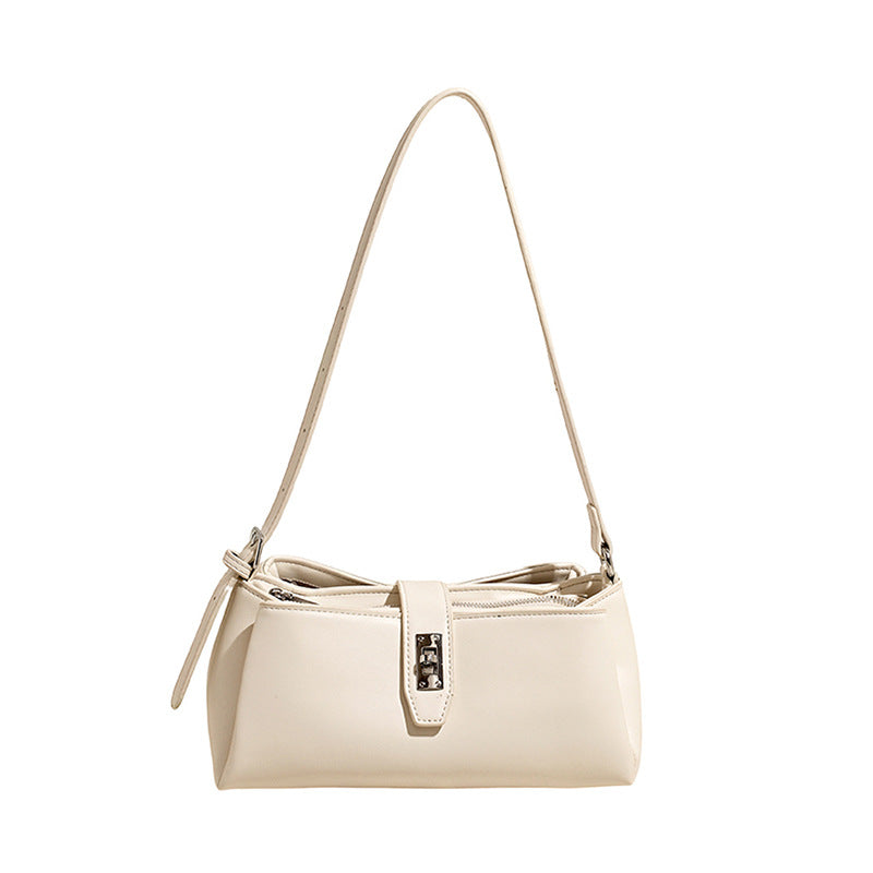 Simplicity Niche Female Summer Western Texture Leisure Underarm Bag