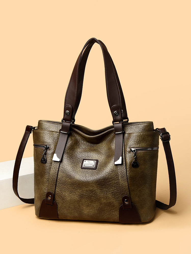 Women's Fashion Trendy Versatile Large Capacity Hand Women's Messenger Bag