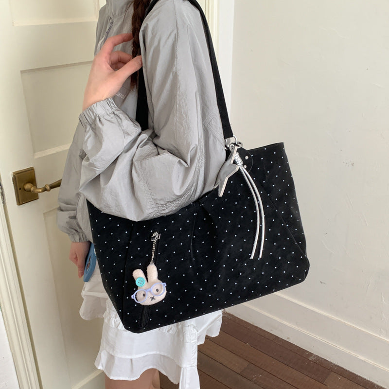 Women's Polka Dot Spring Leisure Fashion Best-selling Class Commuter Large Tote Bag
