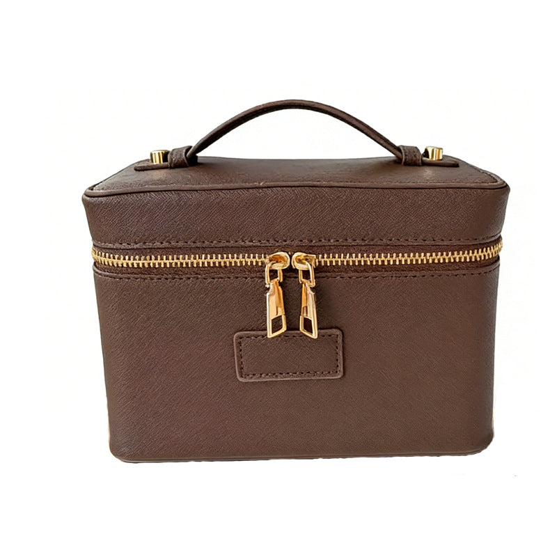 Removable Double Zipper Portable Capacity Storage Bags