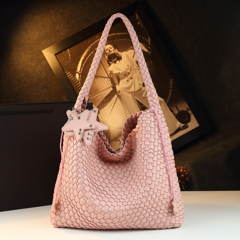 Women's Big Fashion Genuine Leather Trend Underarm Large Capacity Women's Handbag