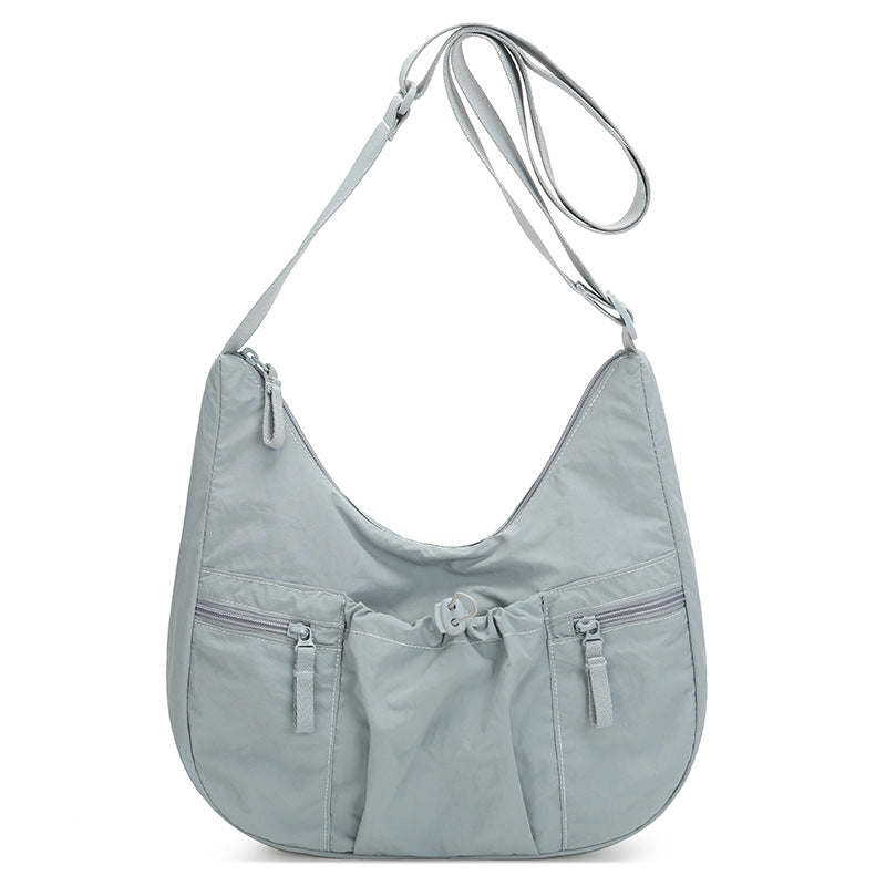 Women's Korean Fashion Simple Lightweight Large Capacity Drawstring Bags