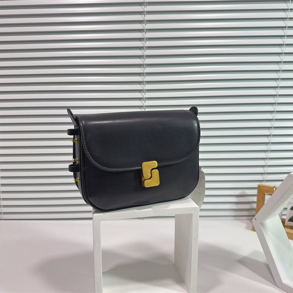 Stylish Popular French Lady Temperament Large Women's Messenger Bag