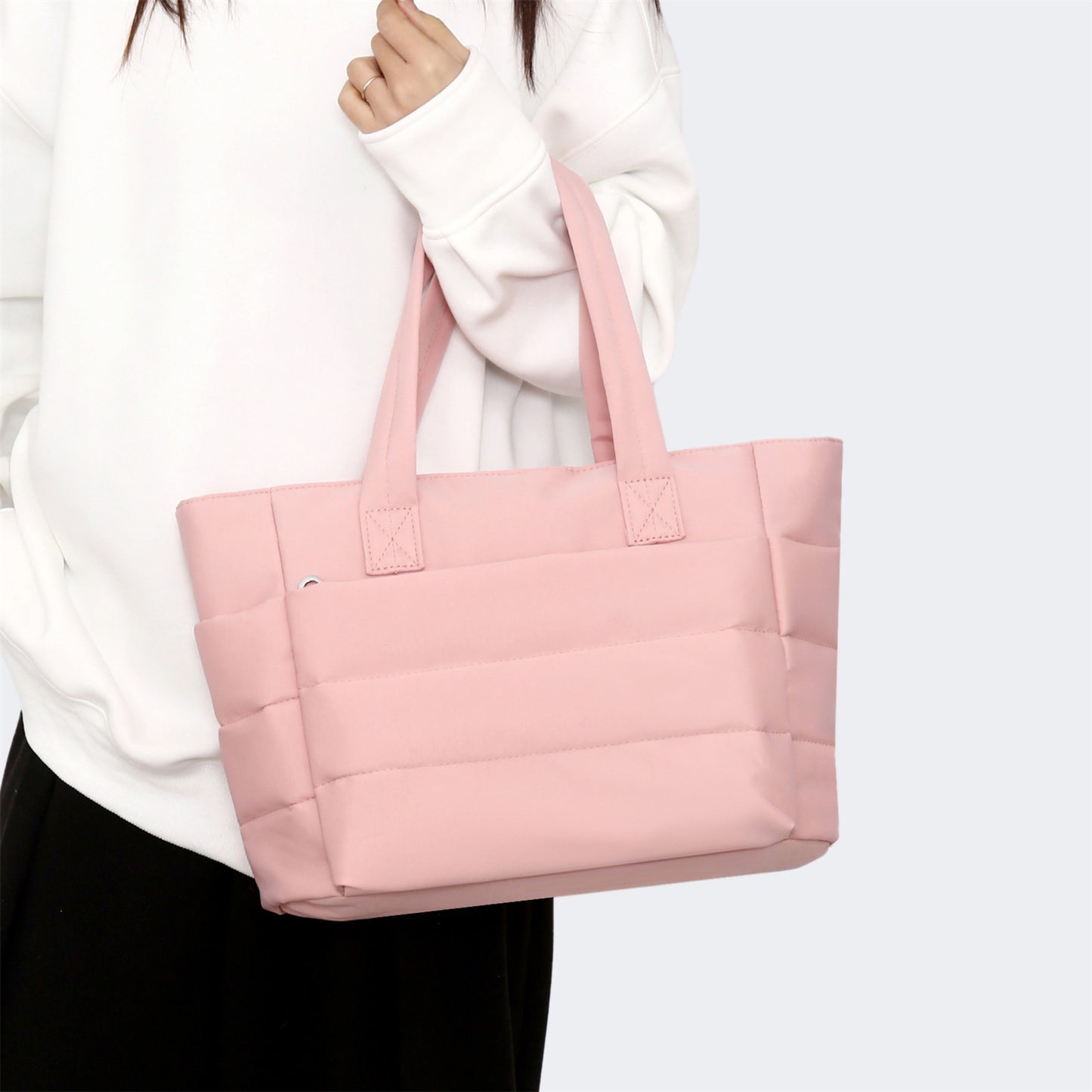 Multifunctional Cloud Touch Fashion Sweet Simple Large Handbags