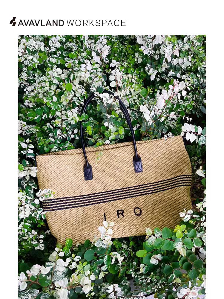 Woven Large Capacity Totes Vegetable Basket Tote Bag