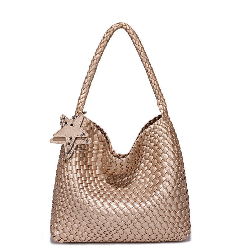 Design Hand-woven Large Capacity Totes Style Women's Shoulder Bag