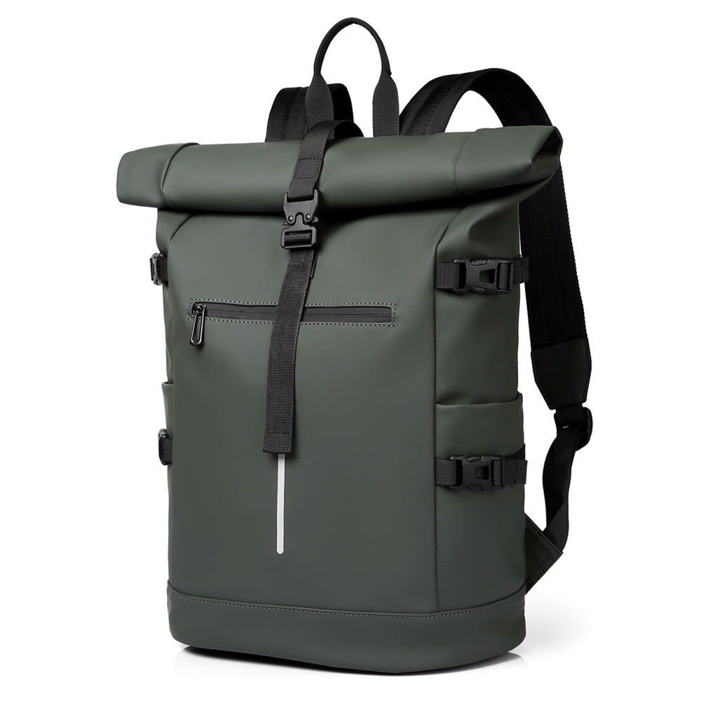 Curved Edge Computer Simple Versatile Large Capacity Waterproof Backpacks