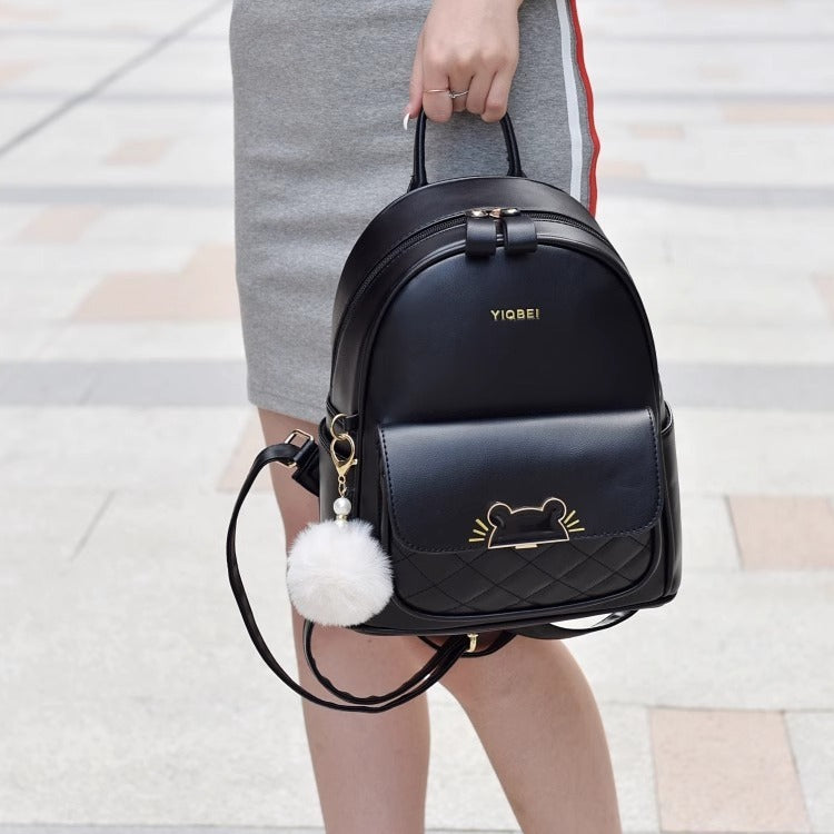 Durable Pretty Female Fashion Shopping Cartoon Leisure Backpack