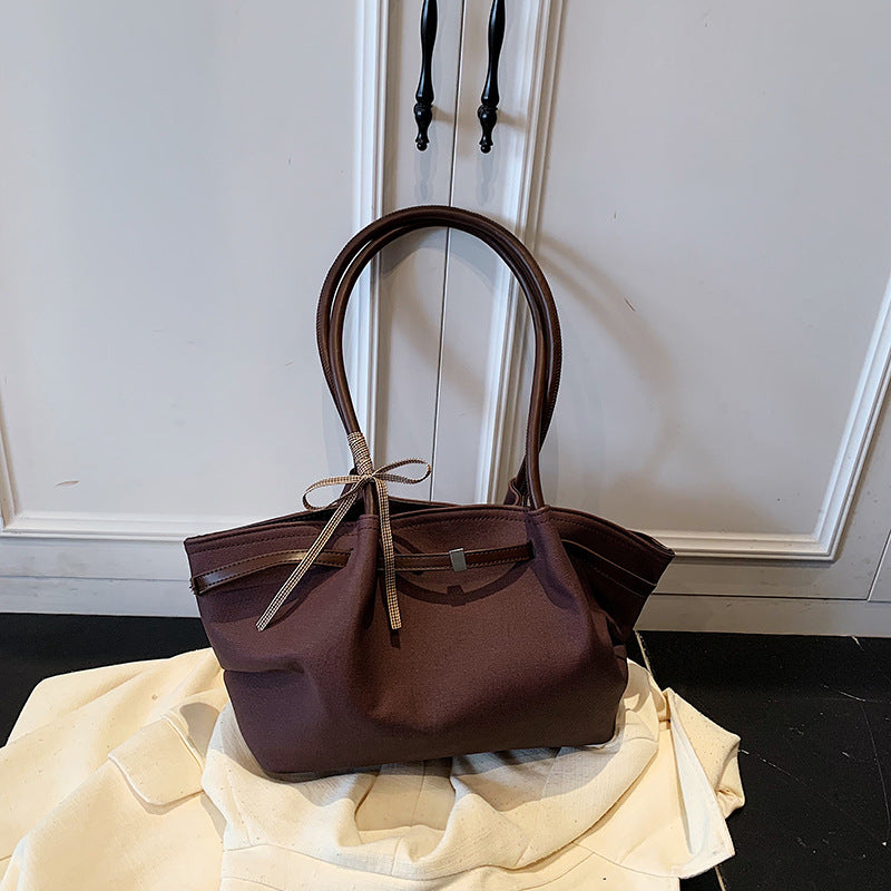 Women's Large Capacity Autumn Versatile Fashion Retro Class Women's Shoulder Bag