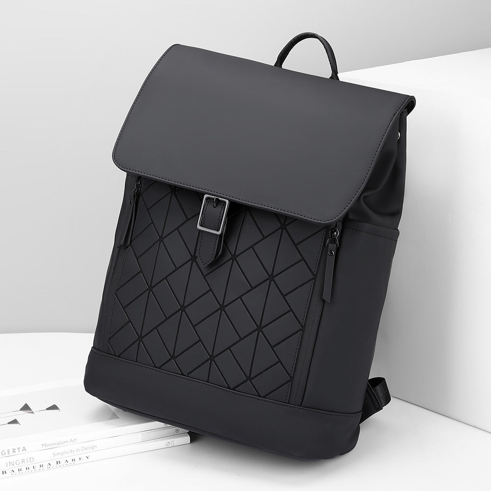Men's Rhombus Laser Fashionable Commuter Computer Women's Messenger Bag
