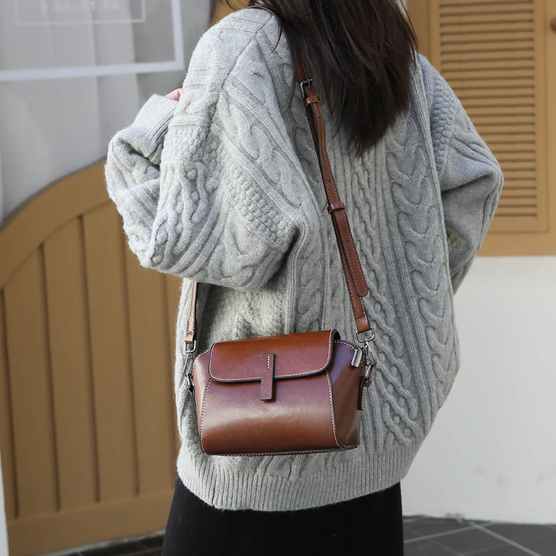 Women's Genuine Leather Shell Super Popular High-grade Women's Shoulder Bag