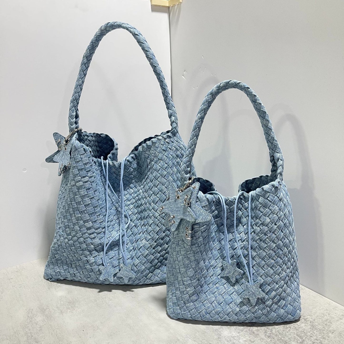 Women's Woven High Sense Clutch Knitted Summer Bags