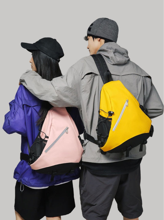 Women's & Men's One Two Shoulders Large Capacity Waterproof Cycling Bow Leisure Backpack