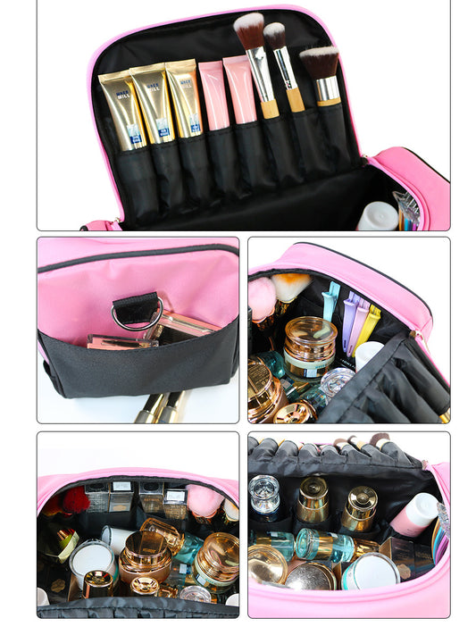 Women's Capacity Portable Make Up Specialist With Storage Tattoo Embroidery Makeup Bag